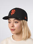 Бейсболка NEW ERA арт. 60646817 San Francisco Giants MLB (черный)